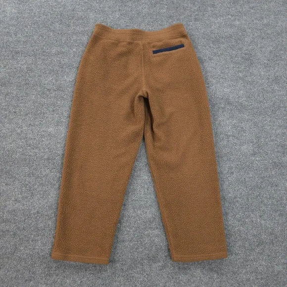 Patagonia Pants Womens M Brown Shearling Crops Fleece Sweatpants Hiking Outdoors - Picture 11 of 12